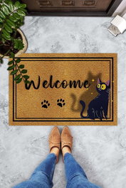 Conceptum Felpudo Confus Chat Multicolor 40 x 60 cm